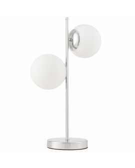 NOWOCZESNA LAMPA BIURKOWA CHROMOWANA TESO W2