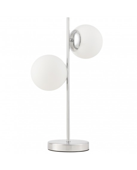 NOWOCZESNA LAMPA BIURKOWA CHROMOWANA TESO W2