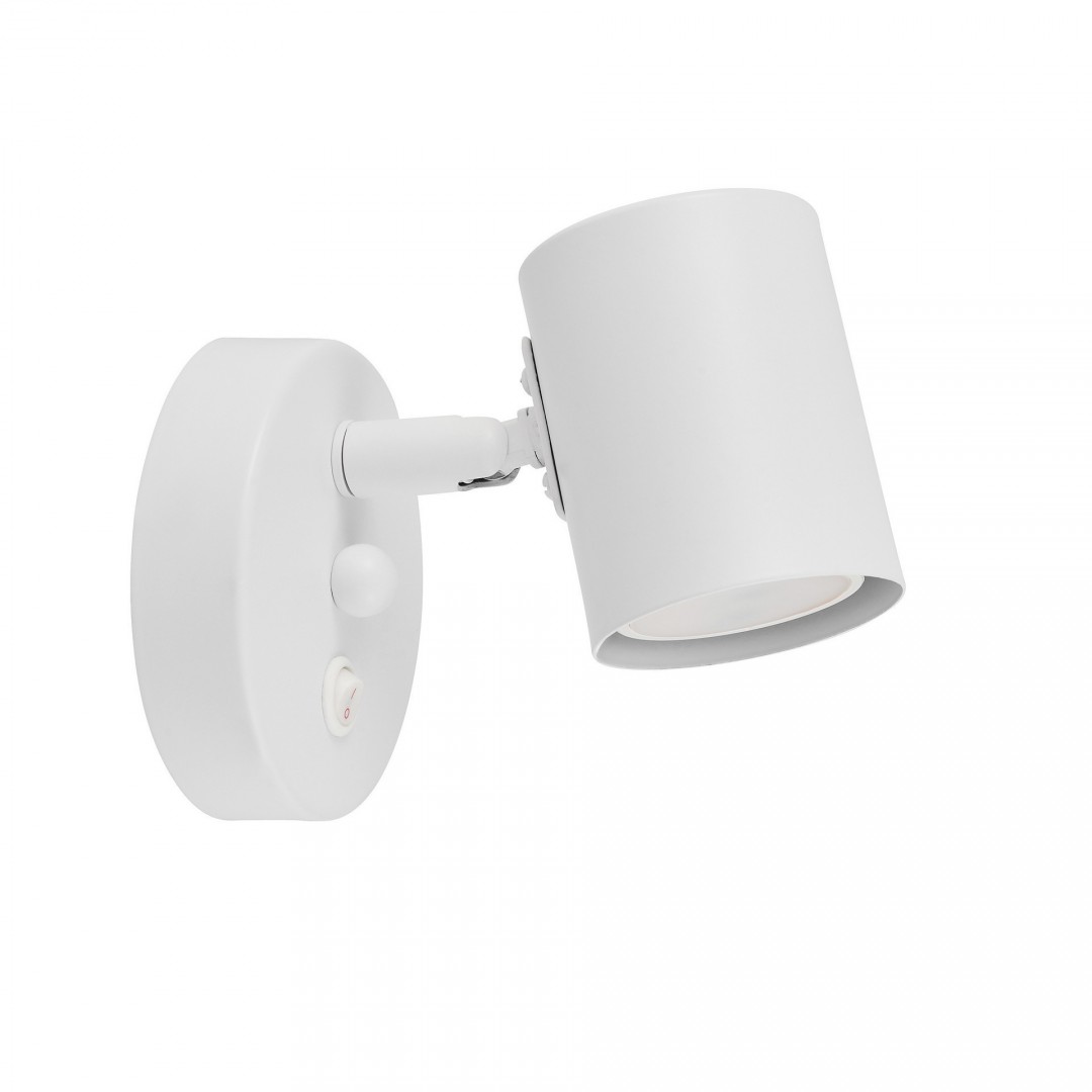 LAMPA ŚCIENNA KINKIET NOWOCZESNY BIAŁY DORA W1