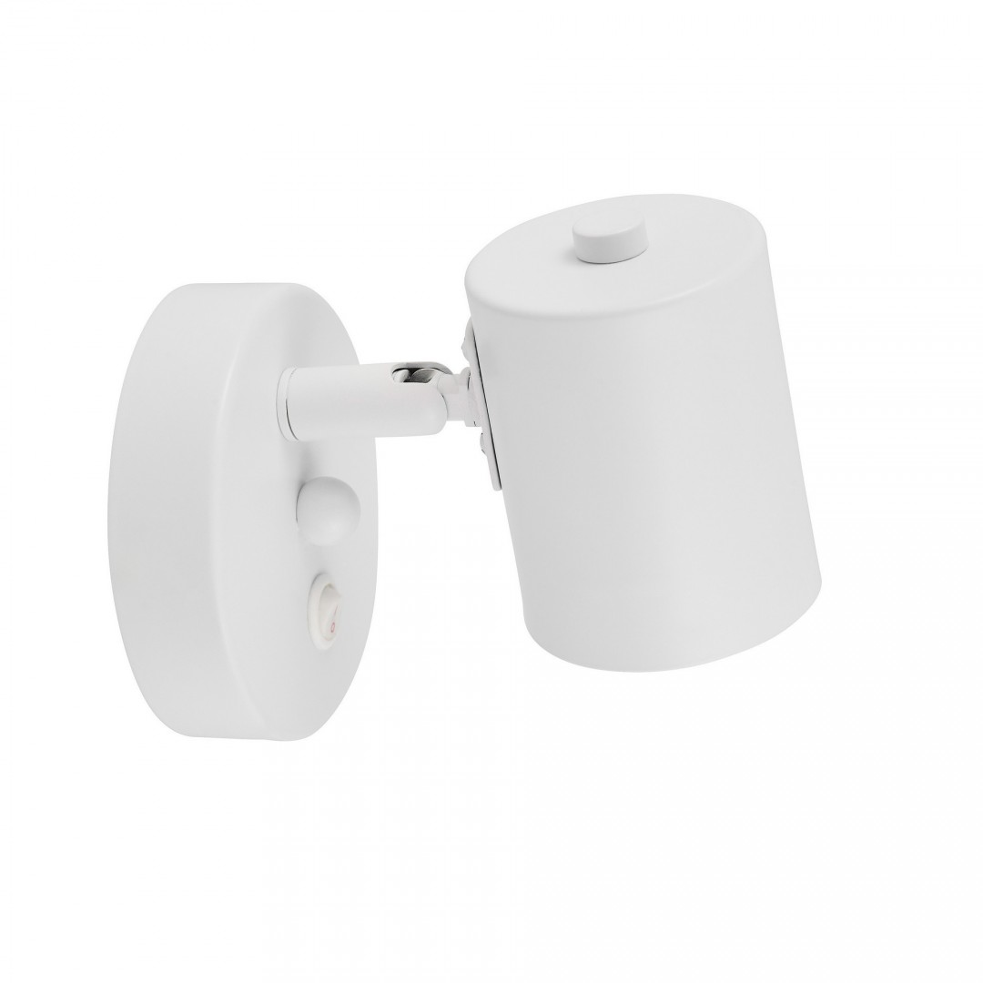 LAMPA ŚCIENNA KINKIET NOWOCZESNY BIAŁY DORA W1