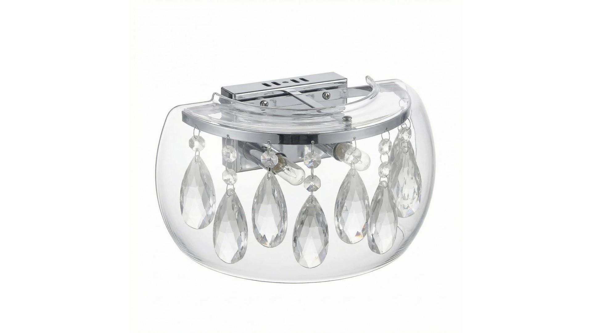 LAMPA ŚCIENNA KINKIET NOWOCZESNY TOSSO CLEAR W1 LUMINA DECO