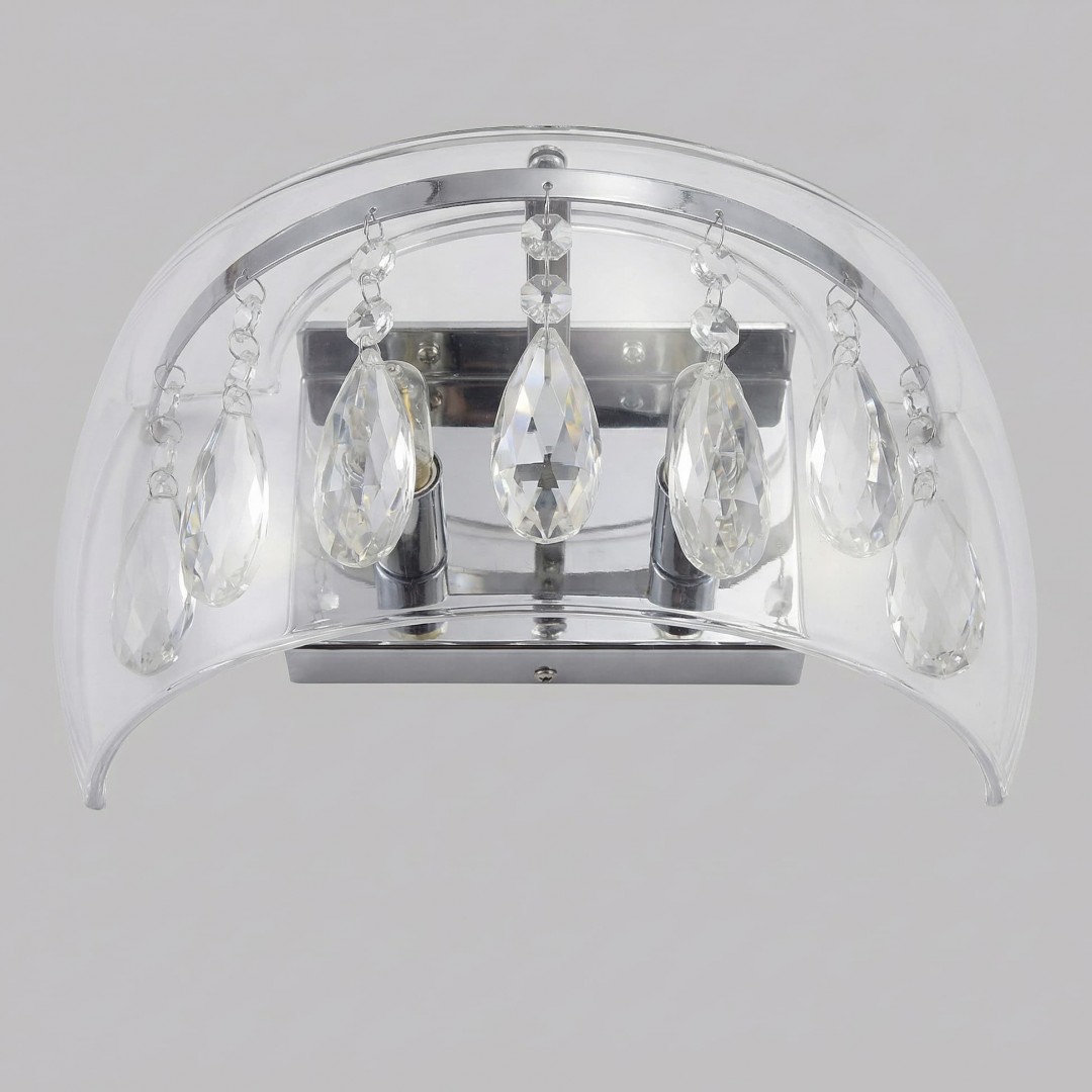 LAMPA ŚCIENNA KINKIET NOWOCZESNY TOSSO CLEAR W1 LUMINA DECO
