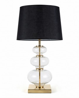 lampa nocna czarno zlota briston lumina deco front