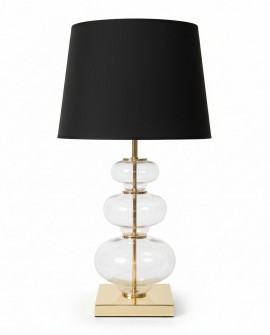 lampa nocna czarno zlota briston lumina deco front