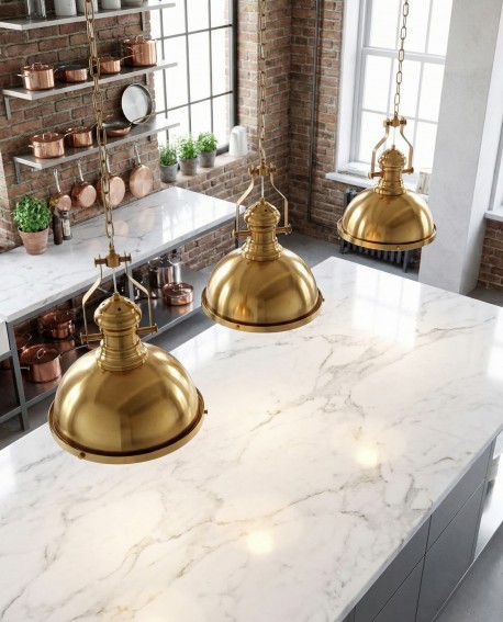 LAMPA WISZĄCA INDUSTRIALNA LOFT MOSIĘŻNA ETTORE