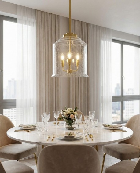 LAMPA WISZĄCA SUFITOWA NOWOCZESNA GLAMOUR MOSIĘŻNA RALTON W3 LUMINA DECO