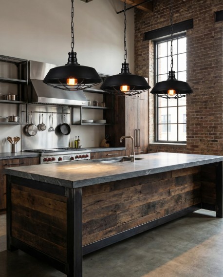 LAMPA WISZĄCA INDUSTRIALNA LOFT ARIGIO D35