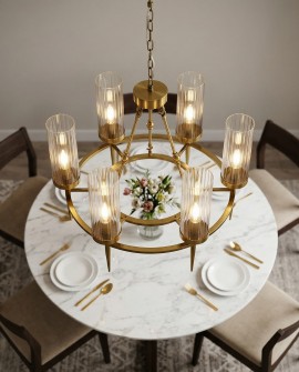 LAMPA WISZĄCA NOWOCZESNA MOSIĘŻNA MORATTI W6 LUMINA DECO