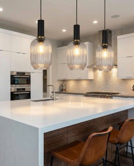 LAMPA WISZĄCA NOWOCZESNA PRZEZROCZYSTA RICO