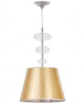 NOWOCZESNA LAMPA WISZĄCA ZŁOTO-PRZEZROCZYSTA VENEZIANA NEO W1