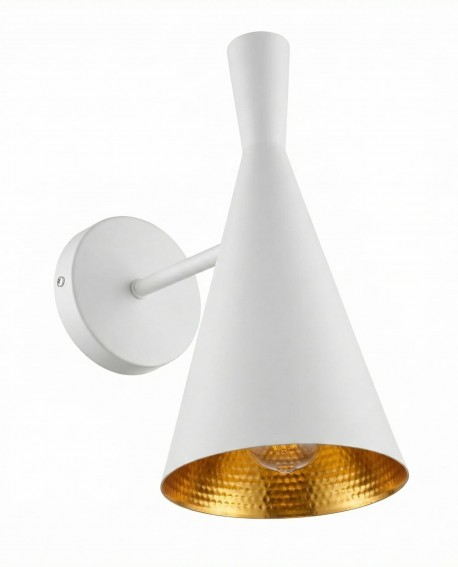 KINKIET LAMPA ŚCIENNA LOFT BIAŁA FOGGI W1 LUMINA DECO