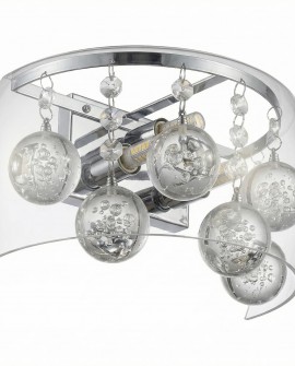 LAMPA ŚCIENNA KINKIET NOWOCZESNY FABINA CLEAR W1