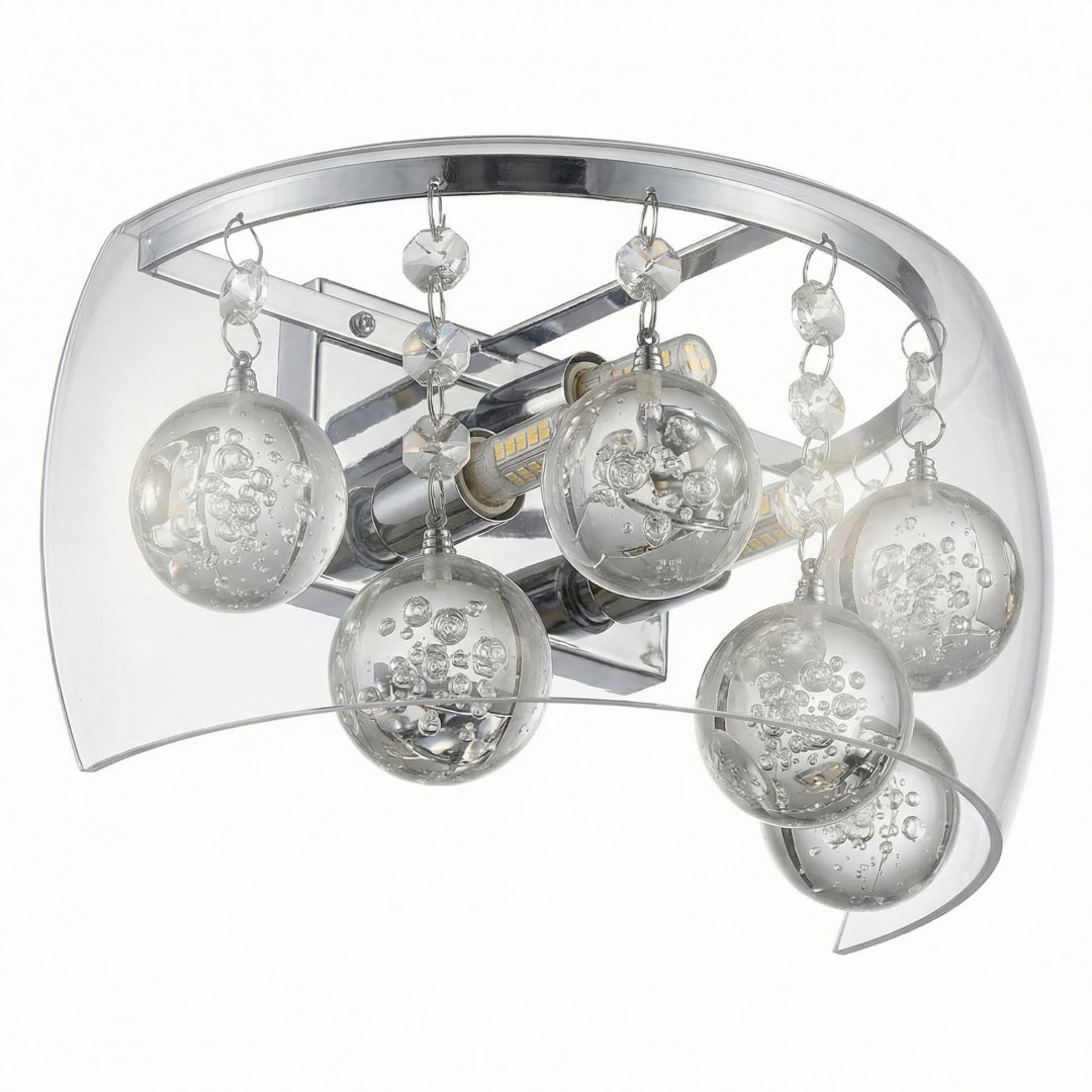 LAMPA ŚCIENNA KINKIET NOWOCZESNY FABINA CLEAR W1