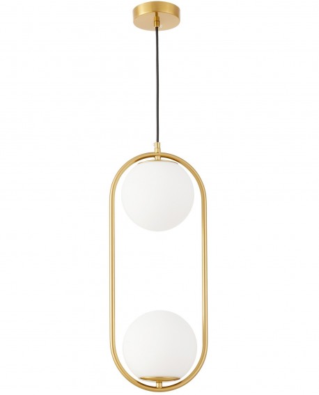 NOWOCZESNA LAMPA WISZĄCA SZCZOTKOWANE ZŁOTO VERO 2B