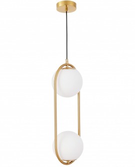 NOWOCZESNA LAMPA WISZĄCA SZCZOTKOWANE ZŁOTO VERO 2B