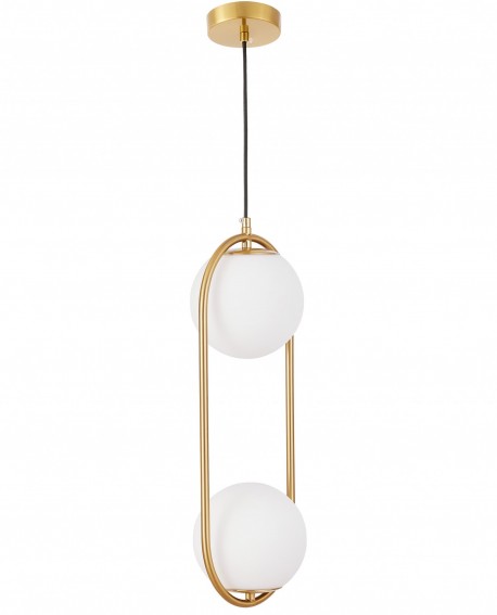 NOWOCZESNA LAMPA WISZĄCA SZCZOTKOWANE ZŁOTO VERO 2B