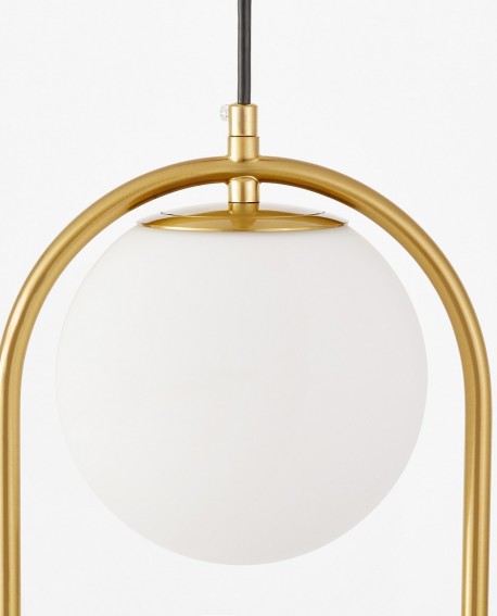 NOWOCZESNA LAMPA WISZĄCA SZCZOTKOWANE ZŁOTO VERO 2B