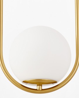 NOWOCZESNA LAMPA WISZĄCA SZCZOTKOWANE ZŁOTO VERO 2B