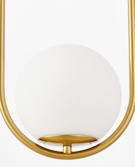 NOWOCZESNA LAMPA WISZĄCA SZCZOTKOWANE ZŁOTO VERO 2B