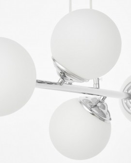 NOWOCZESNA LAMPA WISZĄCA CHROMOWANA FINO W4