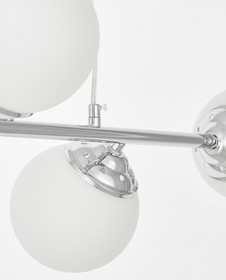 NOWOCZESNA LAMPA WISZĄCA CHROMOWANA FINO W4