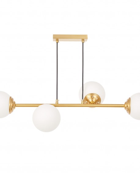 NOWOCZESNA LAMPA WISZĄCA SZCZOTKOWANE ZŁOTO FINO W4