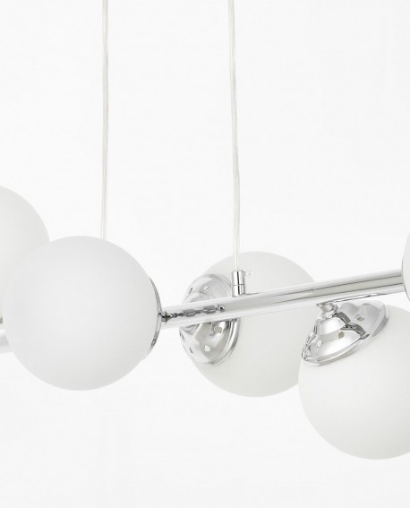 NOWOCZESNA LAMPA WISZĄCA CHROMOWANA FINO W6