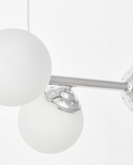 NOWOCZESNA LAMPA WISZĄCA CHROMOWANA FINO W6