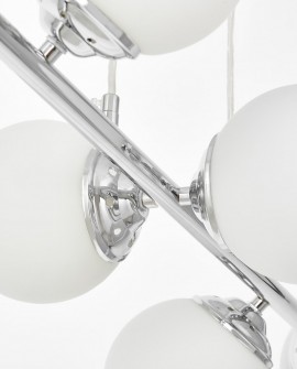 NOWOCZESNA LAMPA WISZĄCA CHROMOWANA FINO W6