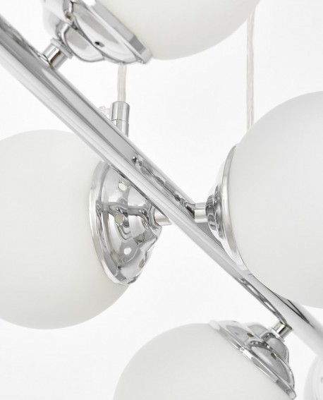 NOWOCZESNA LAMPA WISZĄCA CHROMOWANA FINO W6