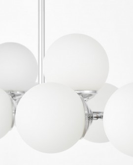 NOWOCZESNA LAMPA WISZĄCA CHROMOWANA FINO W8