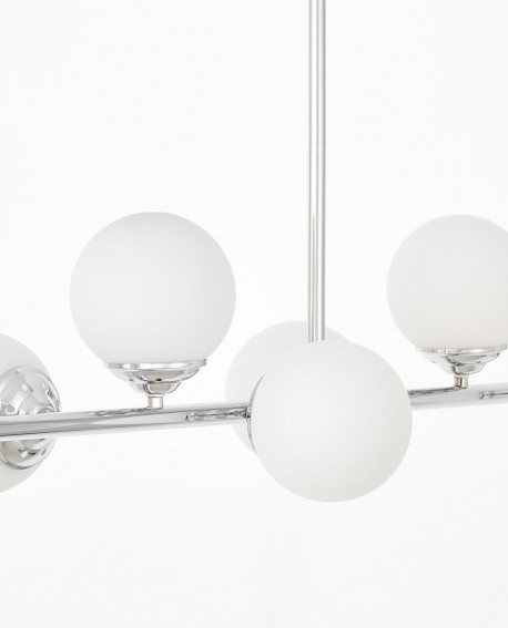 NOWOCZESNA LAMPA WISZĄCA CHROMOWANA FINO W8