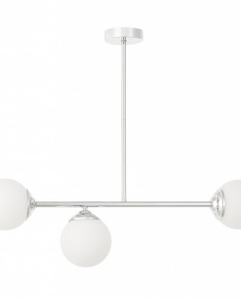 NOWOCZESNA LAMPA SUFITOWA WISZĄCA CHROMOWANA FINO W3