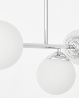 NOWOCZESNA LAMPA SUFITOWA WISZĄCA CHROMOWANA FINO W3