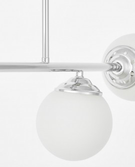 NOWOCZESNA LAMPA SUFITOWA WISZĄCA CHROMOWANA FINO W3