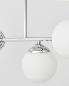 NOWOCZESNA LAMPA SUFITOWA WISZĄCA CHROMOWANA FINO W3