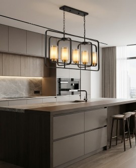 LAMPA WISZĄCA LOFT CHARNO-MOSIĘŻNA CHICAGO W5 LUMINA DECO