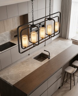 LAMPA WISZĄCA LOFT CHARNO-MOSIĘŻNA CHICAGO W5 LUMINA DECO