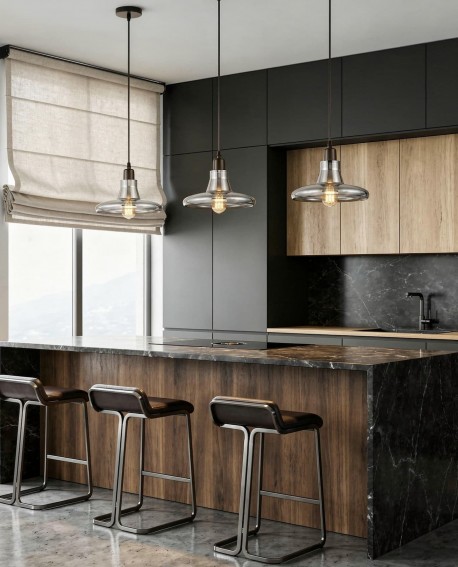 LAMPA WISZĄCA NOWOCZESNA SZKLANA ALTONI LUMINA DECO