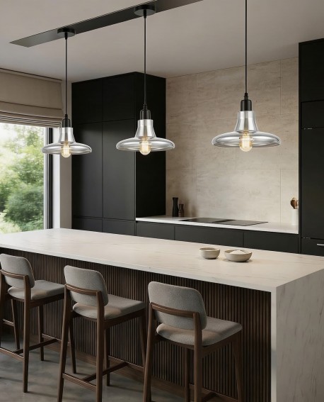 LAMPA WISZĄCA NOWOCZESNA SZKLANA ALTONI LUMINA DECO