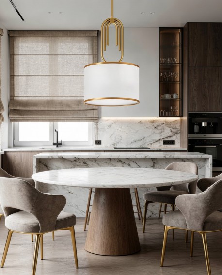 GLAMOUR LAMPA WISZĄCA BIAŁA ZANETTI D30