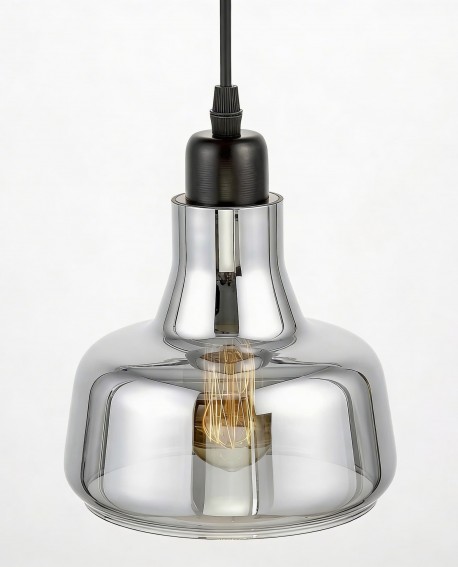 LAMPA WISZĄCA NOWOCZESNA SZKLANA BORMIO LUMINA DECO