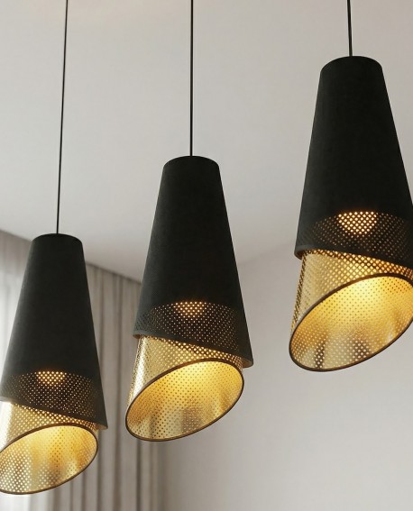 MODA 3 BL GOLD oprawa oświetleniowa