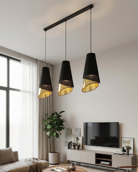 MODA 3 BL GOLD oprawa oświetleniowa