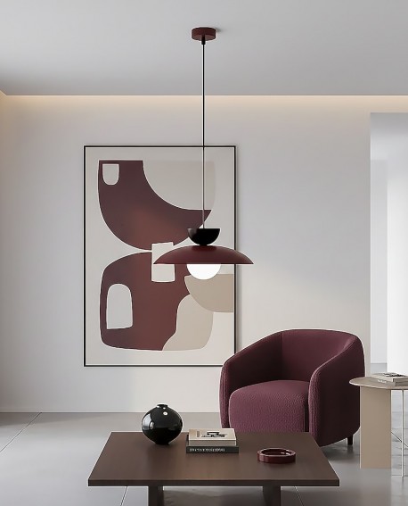 MULAN 1 BURGUNDY BL oprawa oświetleniowa