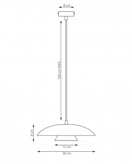 BABEL 1 MOKKA oprawa oświetleniowa