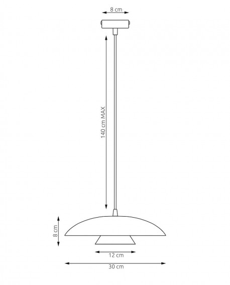 BABEL 1 BURGUNDY BL oprawa oświetleniowa