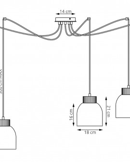 KRU 5 BLACK oprawa oświetleniowa