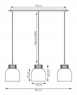 VIGO 3 MOKKA oprawa oświetleniowa