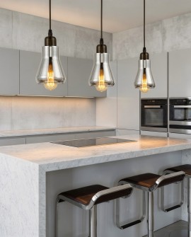 LAMPA WISZĄCA NOWOCZESNA SZKLANA BONIO LUMINA DECO